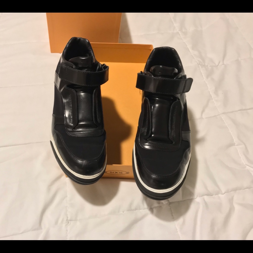 TODs Knit High-Top Sneaker